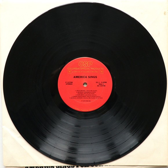 America Sings for Our 200th Birthday Vinyl LP Various Artists P 12706 Bicentenni - Picture 6 of 12